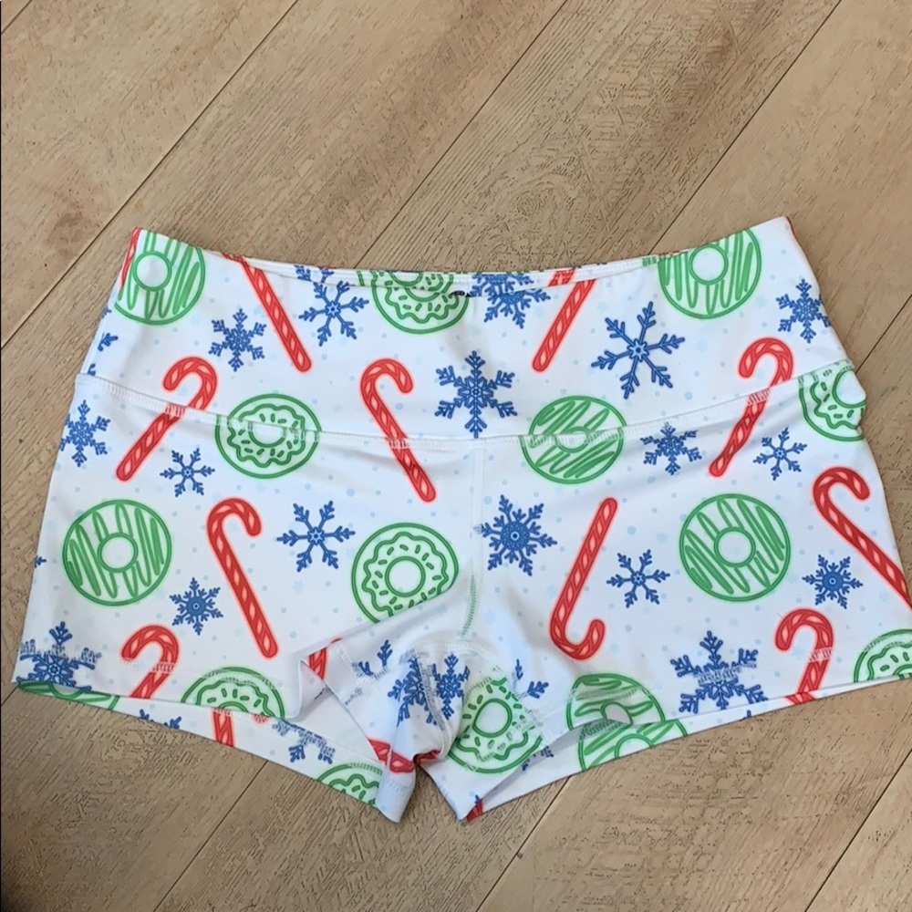 Christmas Feed Me Fight Me shorts